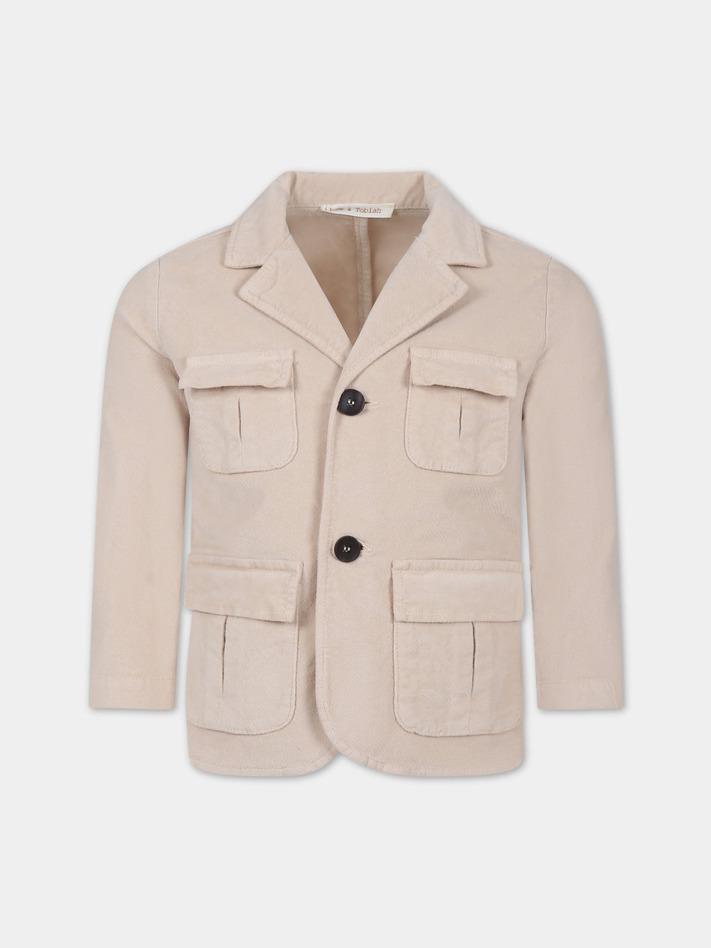 Ivory jacket for boy